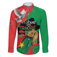 Traore Burkina Faso Family Matching Off Shoulder Maxi Dress and Hawaiian Shirt I Stand With Traore