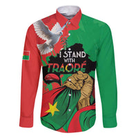 Traore Burkina Faso Family Matching Short Sleeve Bodycon Dress and Hawaiian Shirt I Stand With Traore