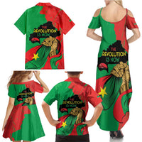 Traore Burkina Faso Family Matching Summer Maxi Dress and Hawaiian Shirt I Stand With Traore