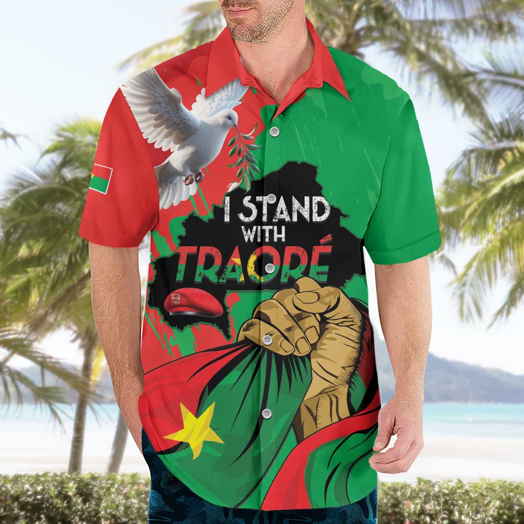 Traore Burkina Faso Hawaiian Shirt I Stand With Traore