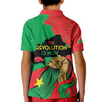 Traore Burkina Faso Kid Polo Shirt I Stand With Traore