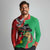 Traore Burkina Faso Long Sleeve Polo Shirt I Stand With Traore