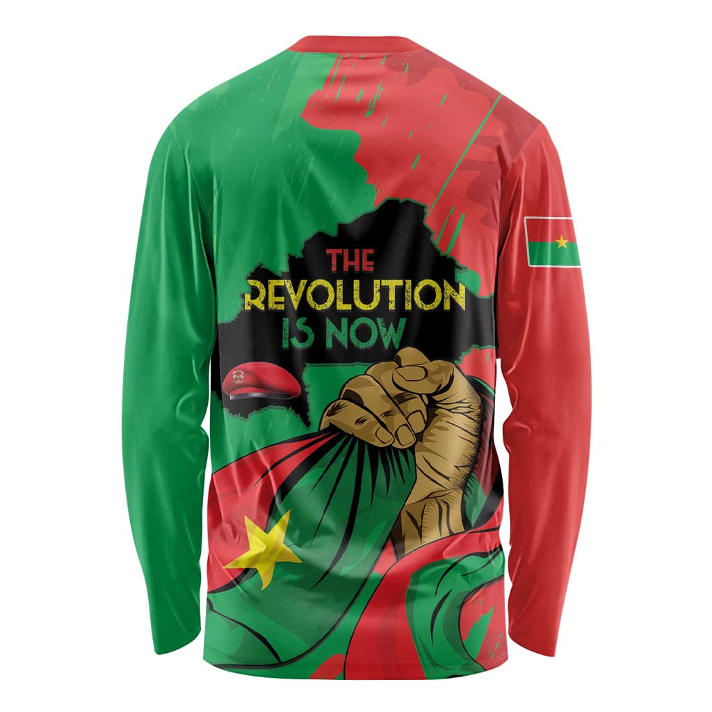 Traore Burkina Faso Long Sleeve Shirt I Stand With Traore