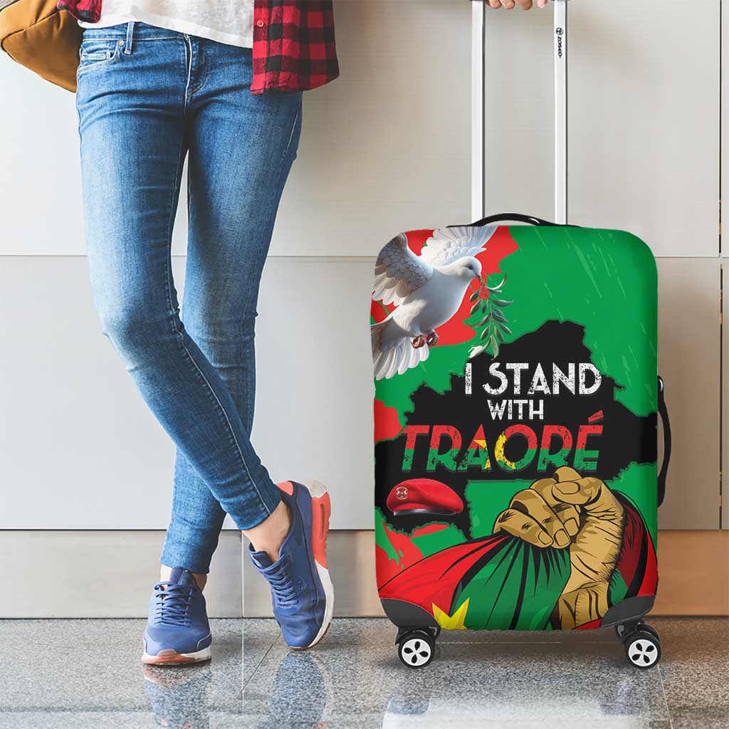 Traore Burkina Faso Luggage Cover I Stand With Traore