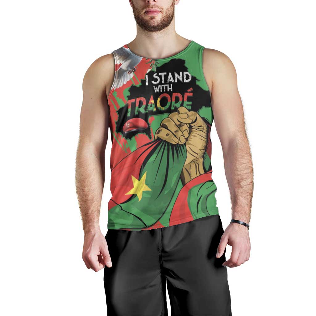 Traore Burkina Faso Men Tank Top I Stand With Traore