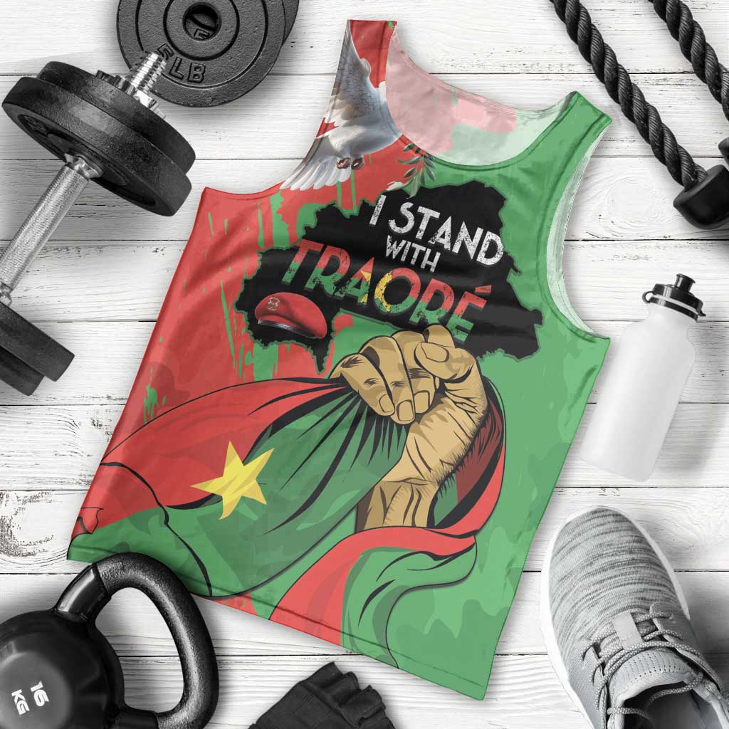 Traore Burkina Faso Men Tank Top I Stand With Traore