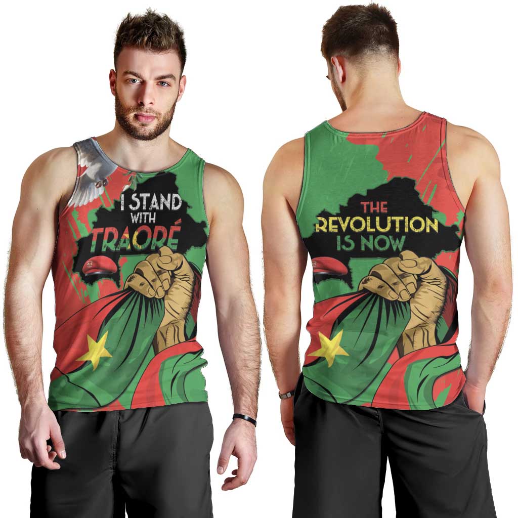 Traore Burkina Faso Men Tank Top I Stand With Traore