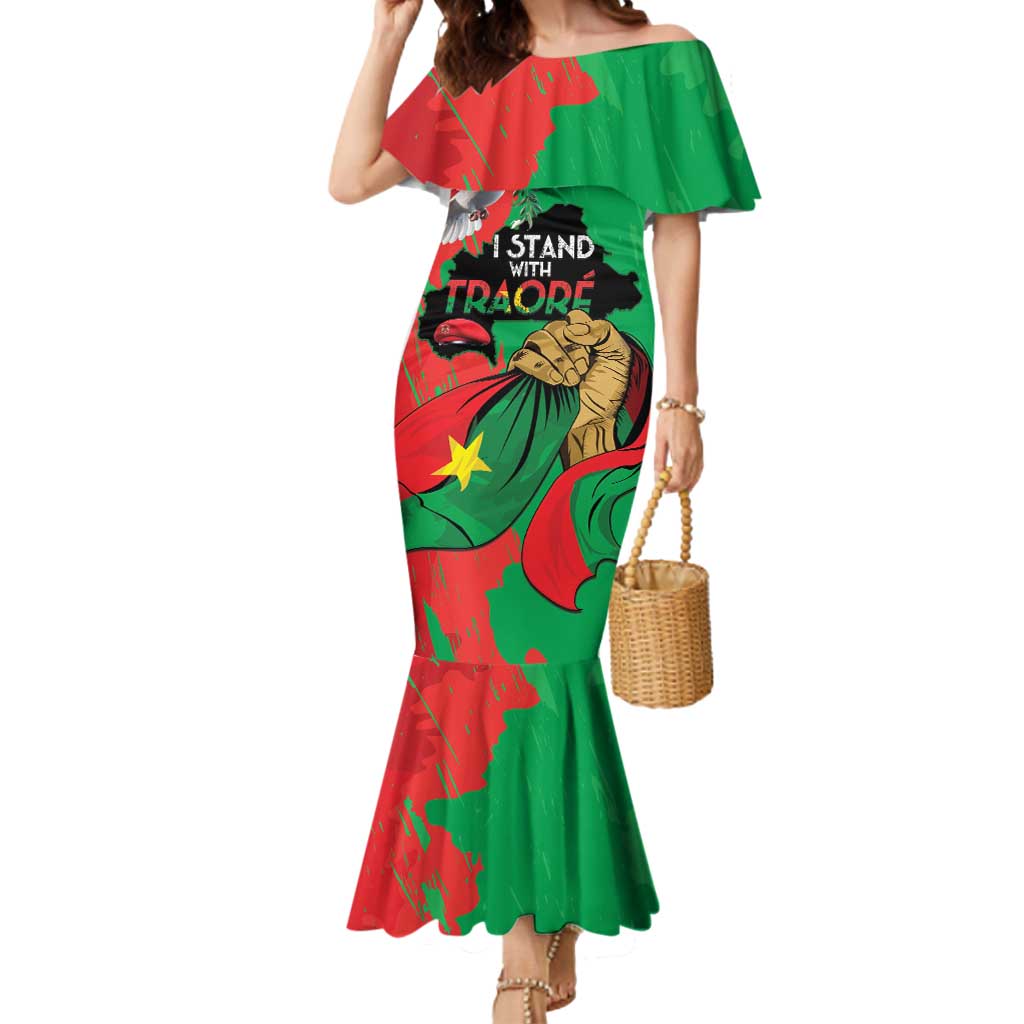 Traore Burkina Faso Mermaid Dress I Stand With Traore