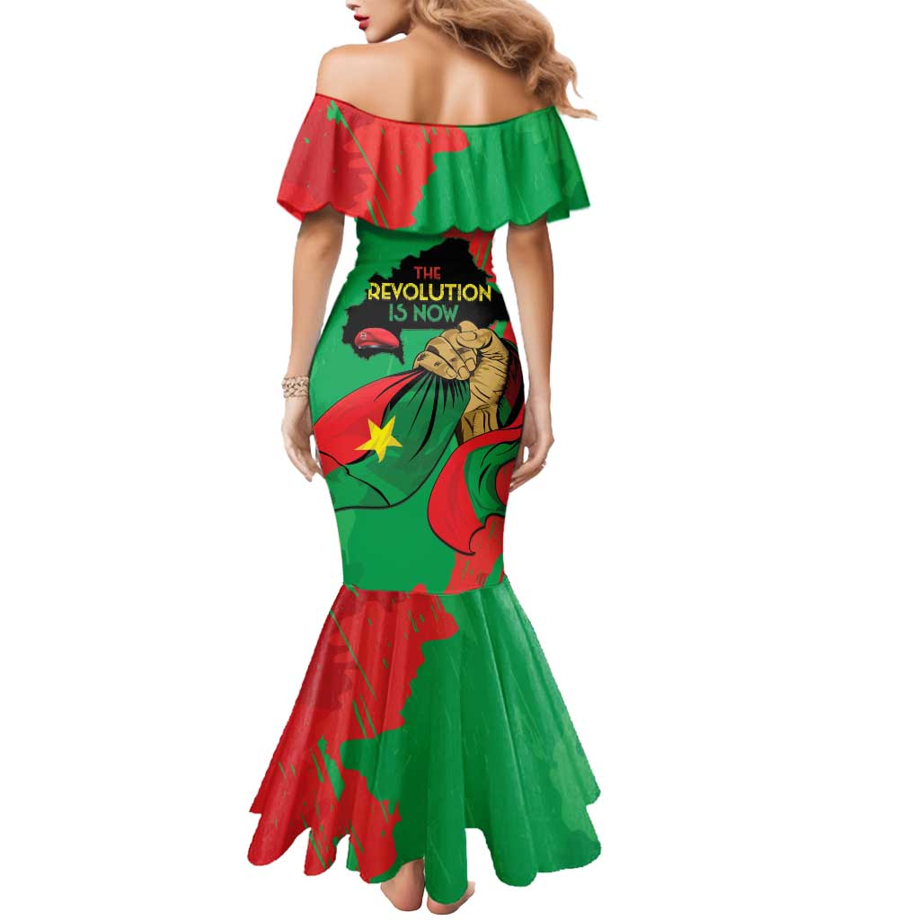 Traore Burkina Faso Mermaid Dress I Stand With Traore