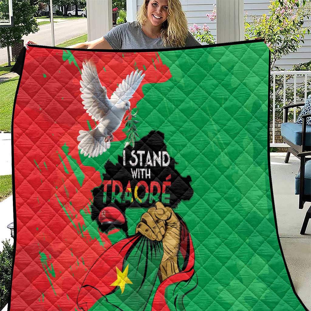 Traore Burkina Faso Quilt I Stand With Traore