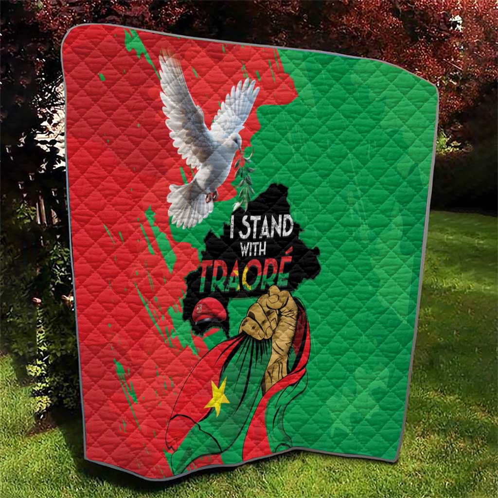 Traore Burkina Faso Quilt I Stand With Traore