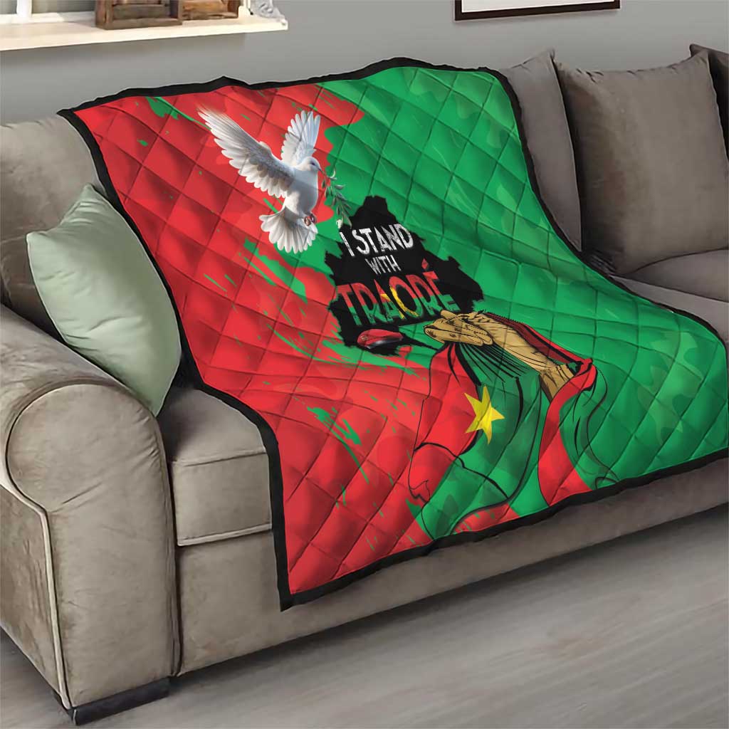 Traore Burkina Faso Quilt I Stand With Traore
