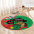 Traore Burkina Faso Round Carpet I Stand With Traore