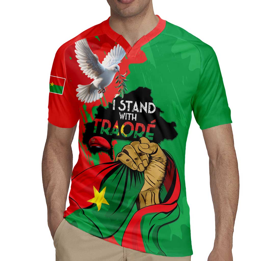 Traore Burkina Faso Rugby Jersey I Stand With Traore