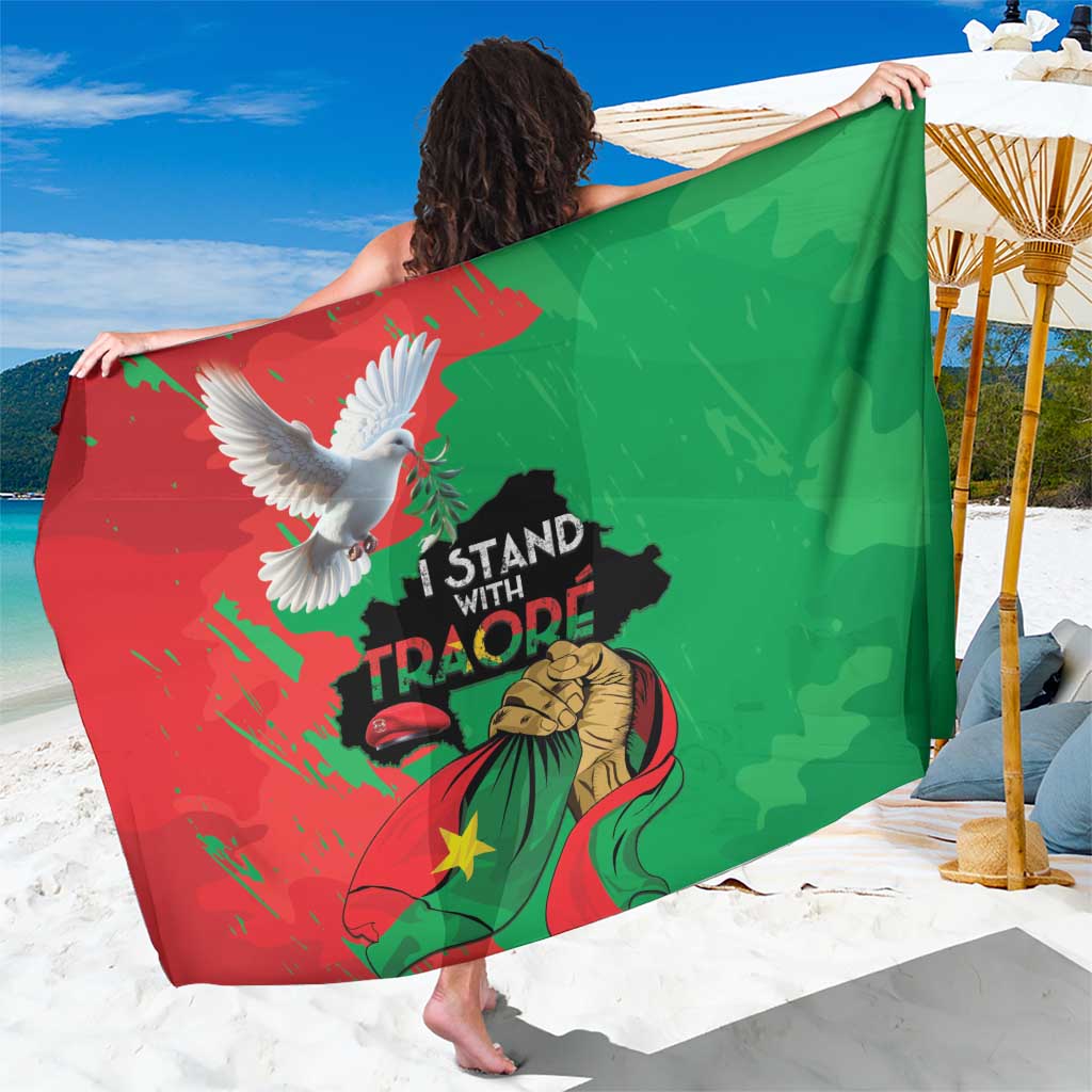 Traore Burkina Faso Sarong I Stand With Traore