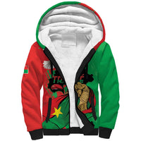 Traore Burkina Faso Sherpa Hoodie I Stand With Traore