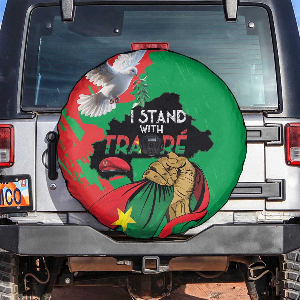 Traore Burkina Faso Spare Tire Cover I Stand With Traore