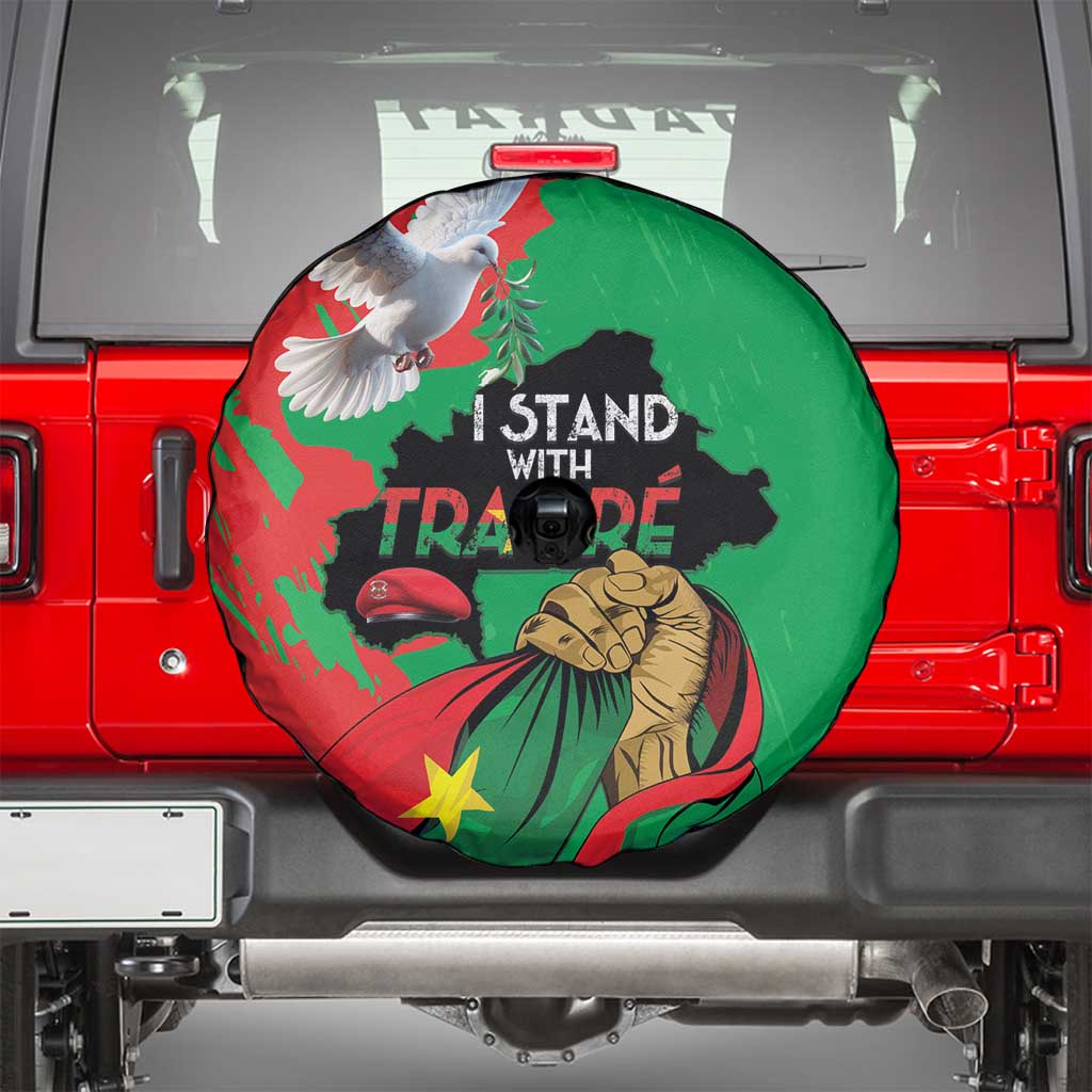 Traore Burkina Faso Spare Tire Cover I Stand With Traore