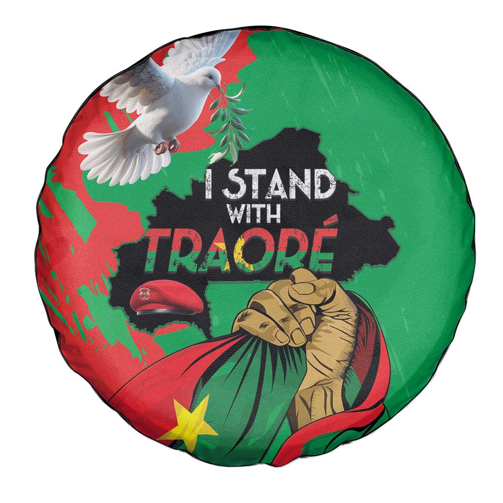 Traore Burkina Faso Spare Tire Cover I Stand With Traore