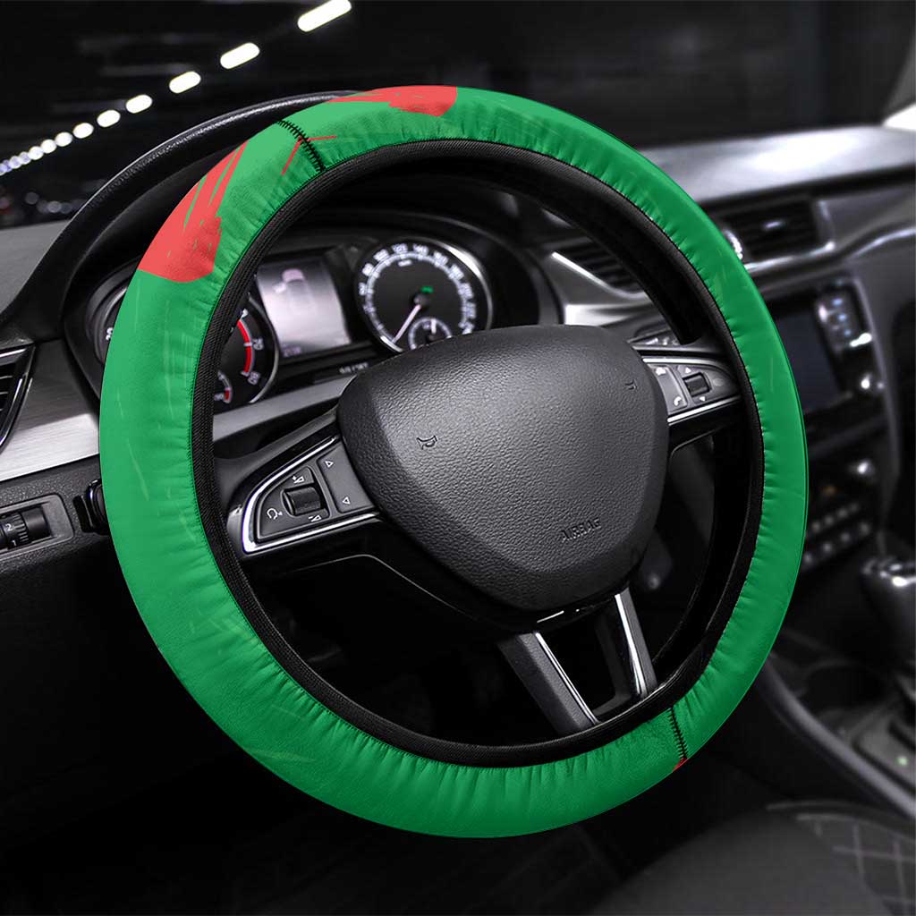 Traore Burkina Faso Steering Wheel Cover I Stand With Traore
