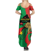 Traore Burkina Faso Summer Maxi Dress I Stand With Traore
