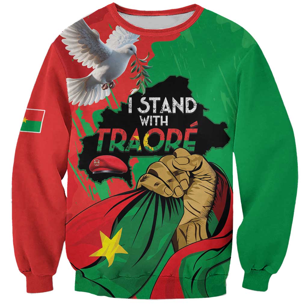 Traore Burkina Faso Sweatshirt I Stand With Traore