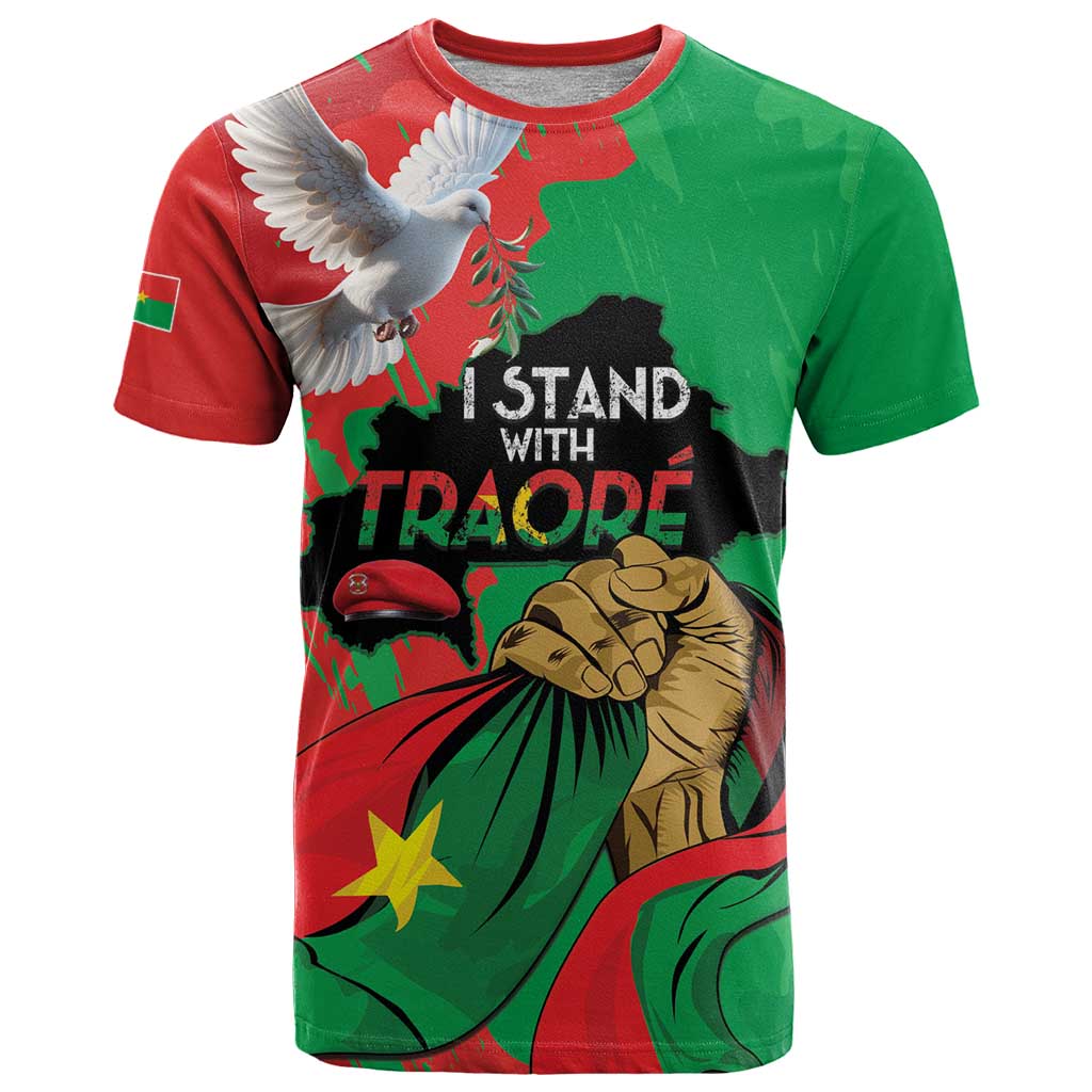 Traore Burkina Faso T Shirt I Stand With Traore