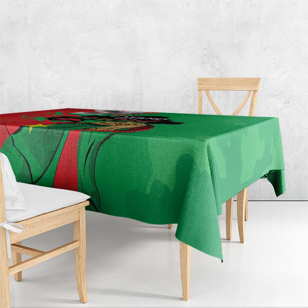 Traore Burkina Faso Tablecloth I Stand With Traore