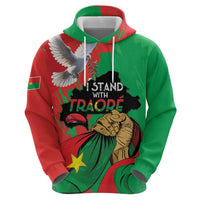 Traore Burkina Faso Zip Hoodie I Stand With Traore