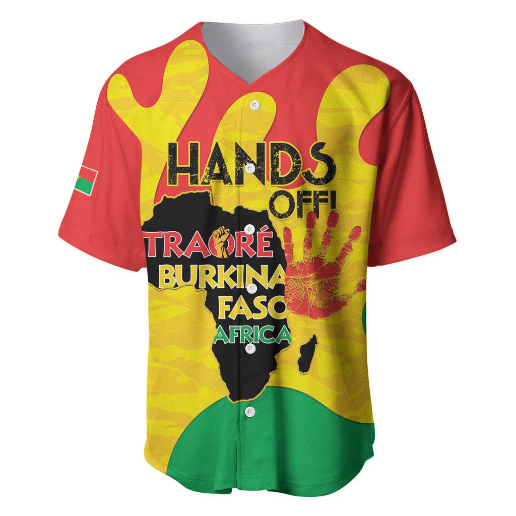 Hands Off Traore Burkina Faso Africa Baseball Jersey