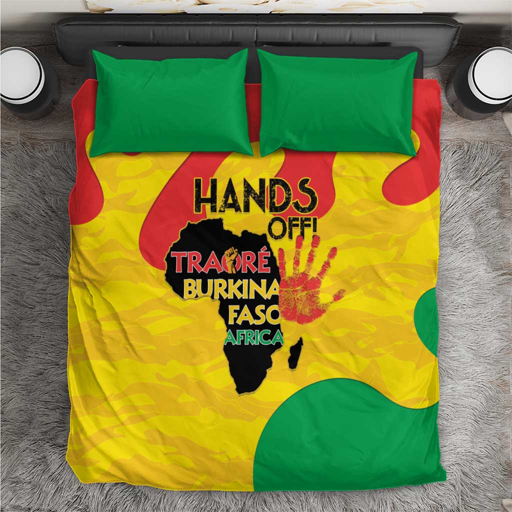 Hands Off Traore Burkina Faso Africa Bedding Set