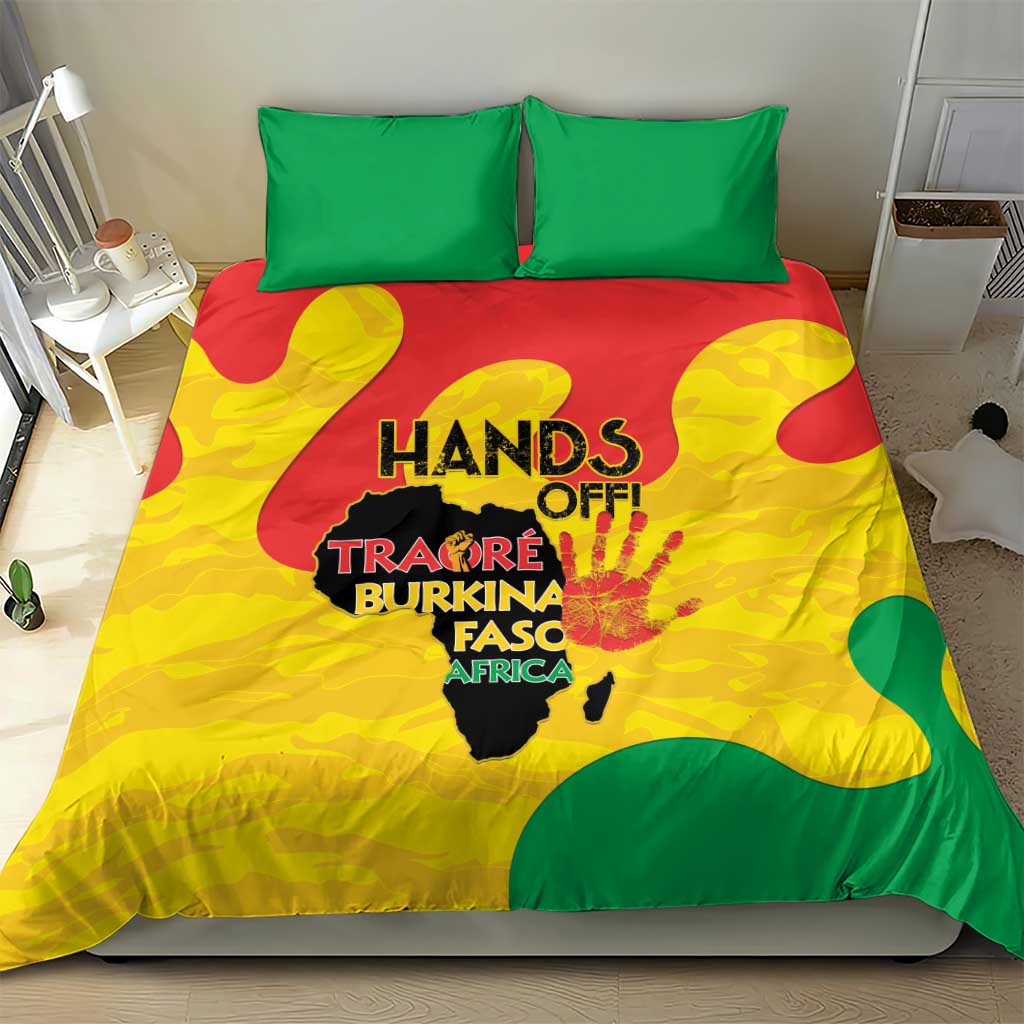 Hands Off Traore Burkina Faso Africa Bedding Set