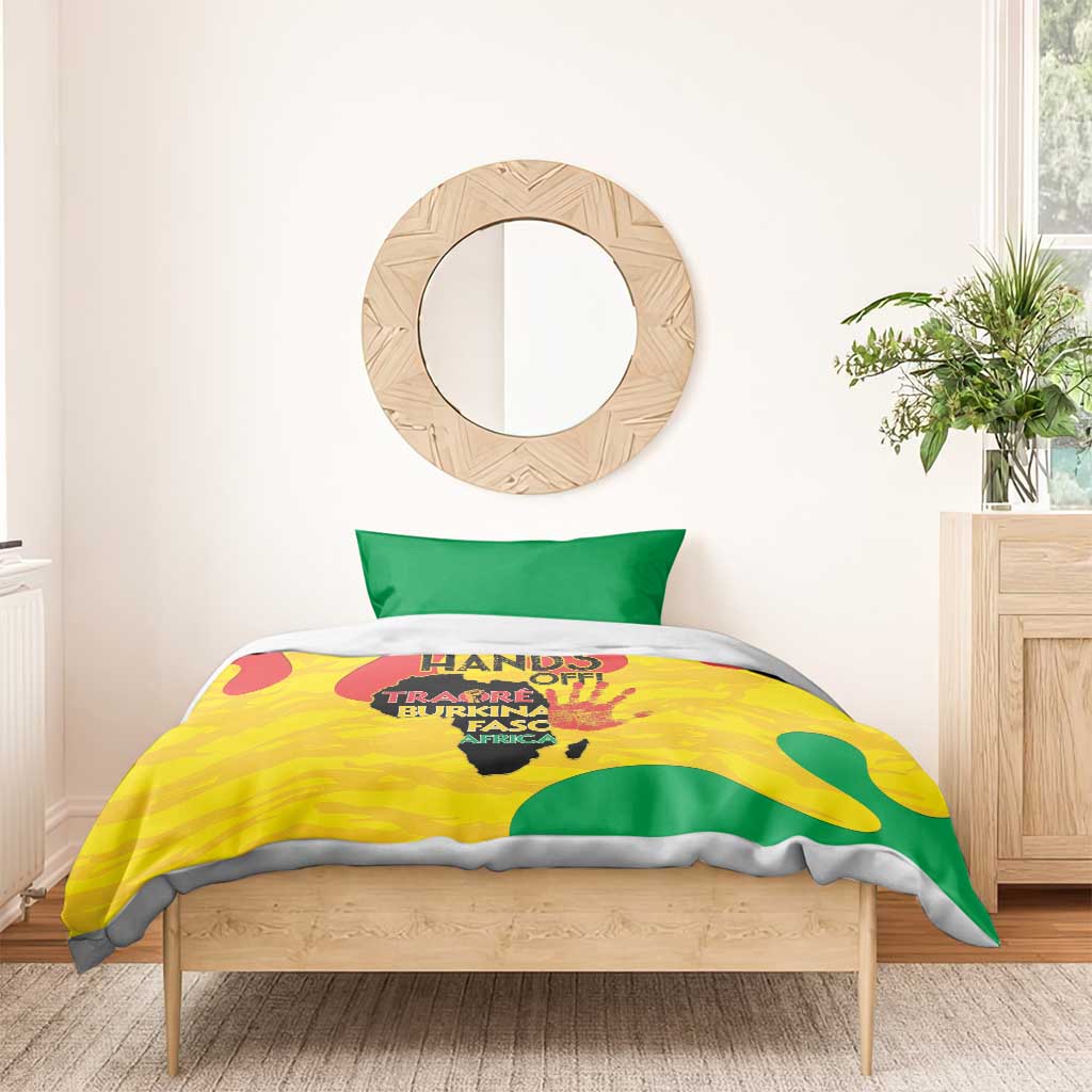 Hands Off Traore Burkina Faso Africa Bedding Set