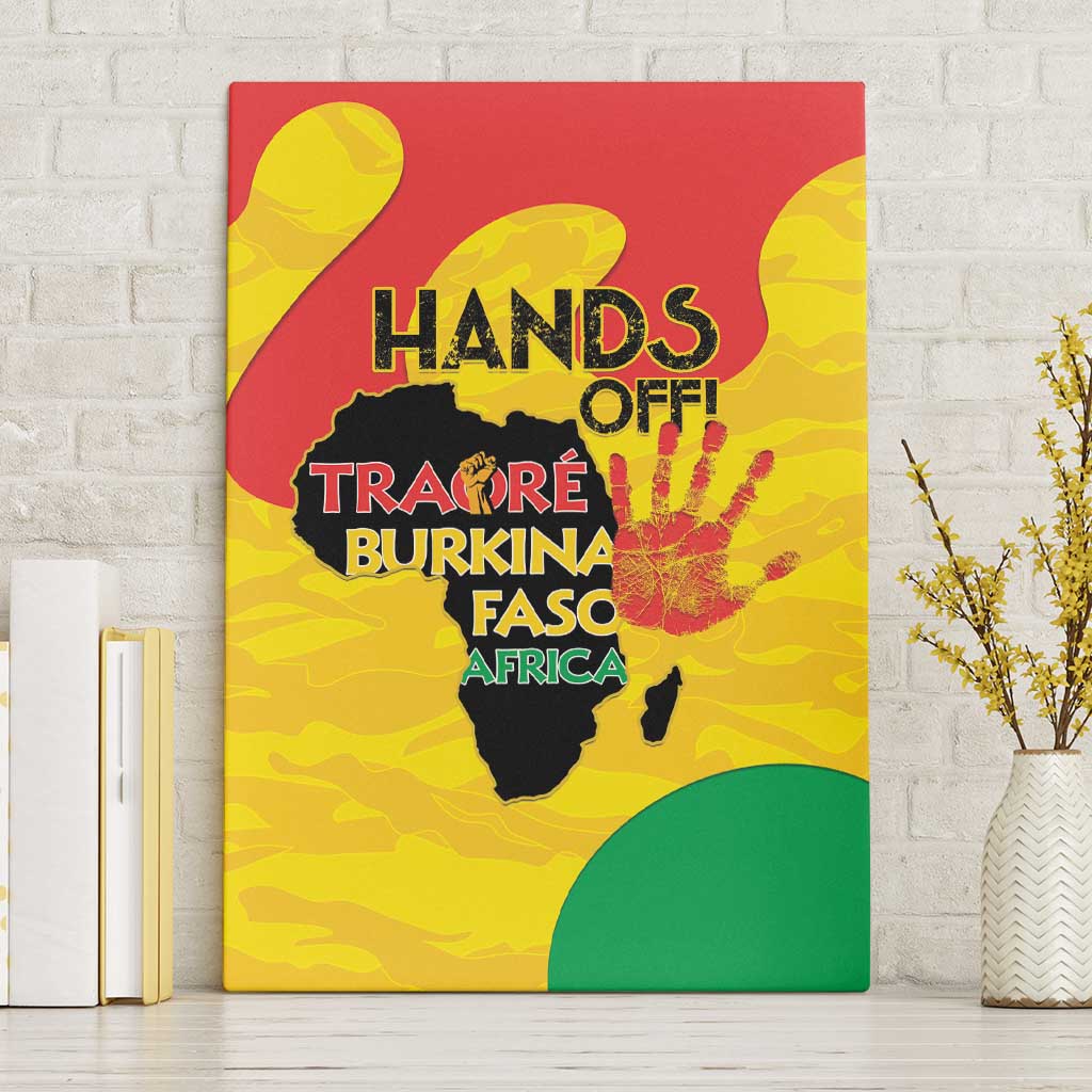 Hands Off Traore Burkina Faso Africa Canvas Wall Art
