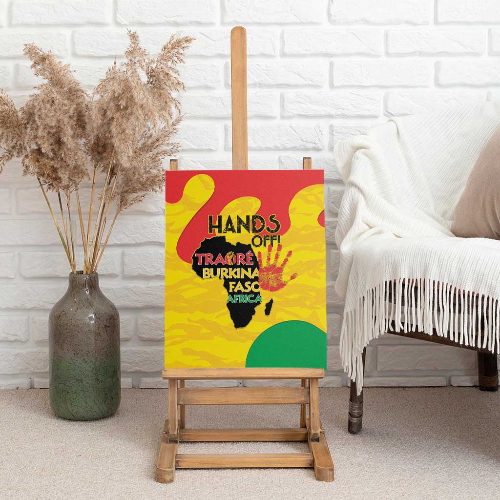Hands Off Traore Burkina Faso Africa Canvas Wall Art