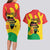 Hands Off Traore Burkina Faso Africa Couples Matching Long Sleeve Bodycon Dress and Hawaiian Shirt
