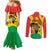 Hands Off Traore Burkina Faso Africa Couples Matching Mermaid Dress and Long Sleeve Button Shirt