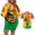 Hands Off Traore Burkina Faso Africa Couples Matching Off Shoulder Short Dress and Hawaiian Shirt