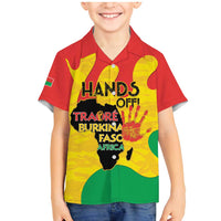 Hands Off Traore Burkina Faso Africa Family Matching Mermaid Dress and Hawaiian Shirt