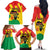 Hands Off Traore Burkina Faso Africa Family Matching Off The Shoulder Long Sleeve Dress and Hawaiian Shirt