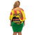 Hands Off Traore Burkina Faso Africa Family Matching Off Shoulder Short Dress and Hawaiian Shirt