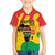Hands Off Traore Burkina Faso Africa Family Matching Off Shoulder Short Dress and Hawaiian Shirt