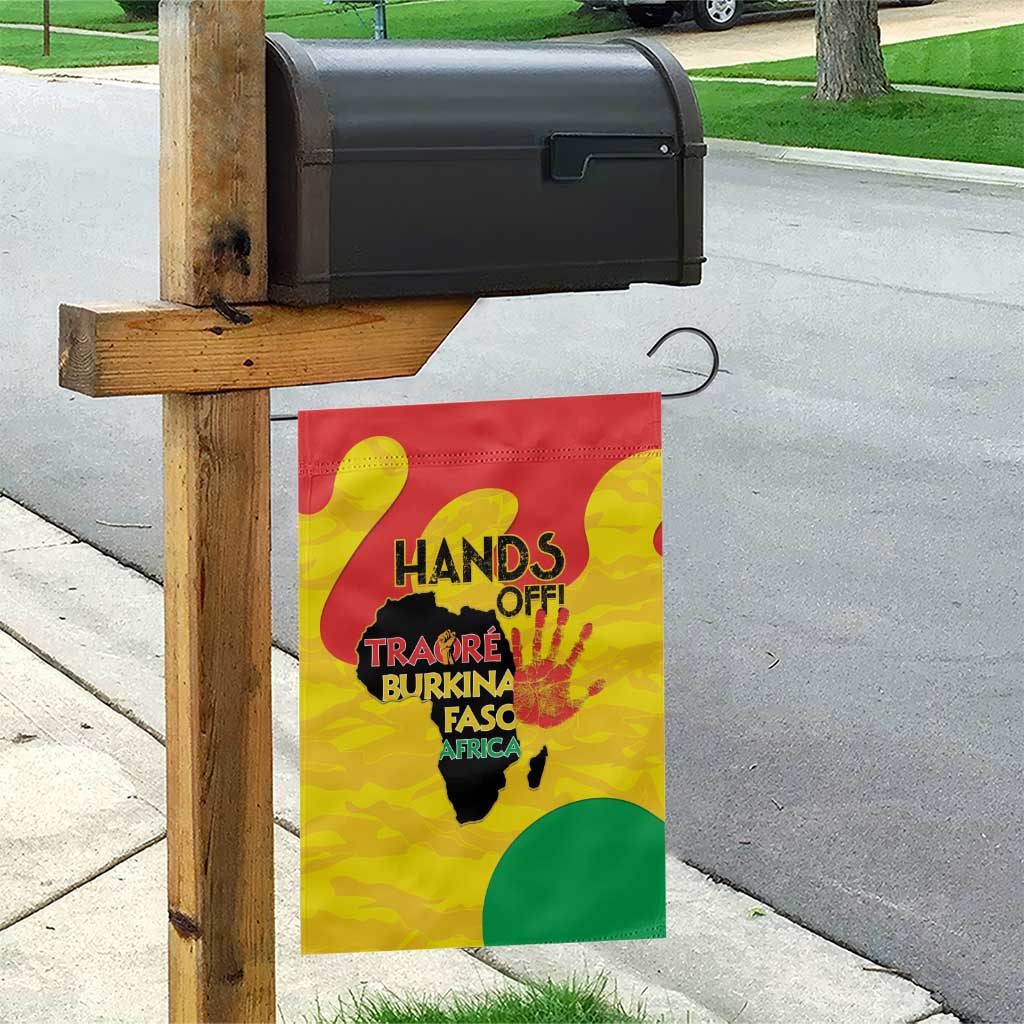 Hands Off Traore Burkina Faso Africa Garden Flag