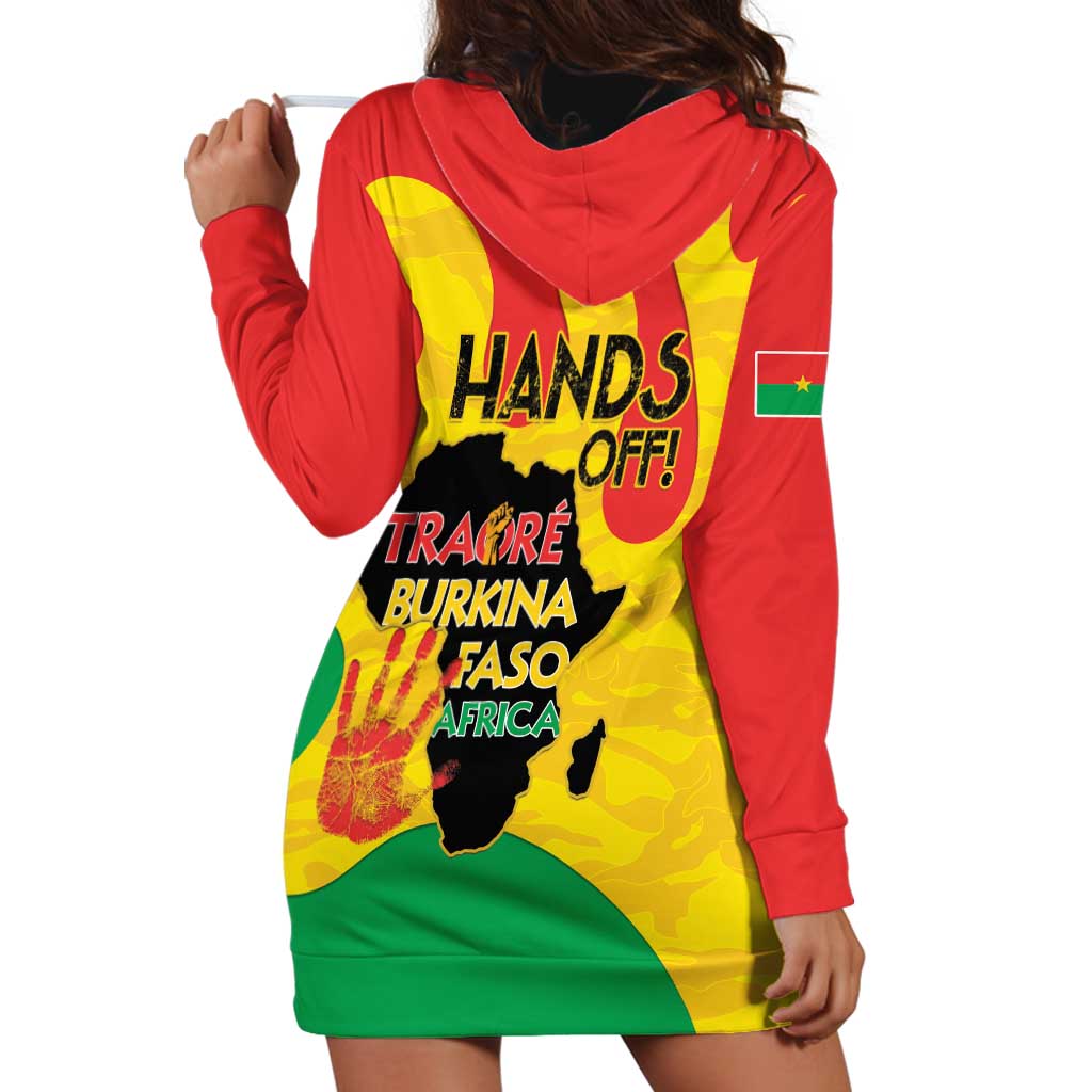 Hands Off Traore Burkina Faso Africa Hoodie Dress