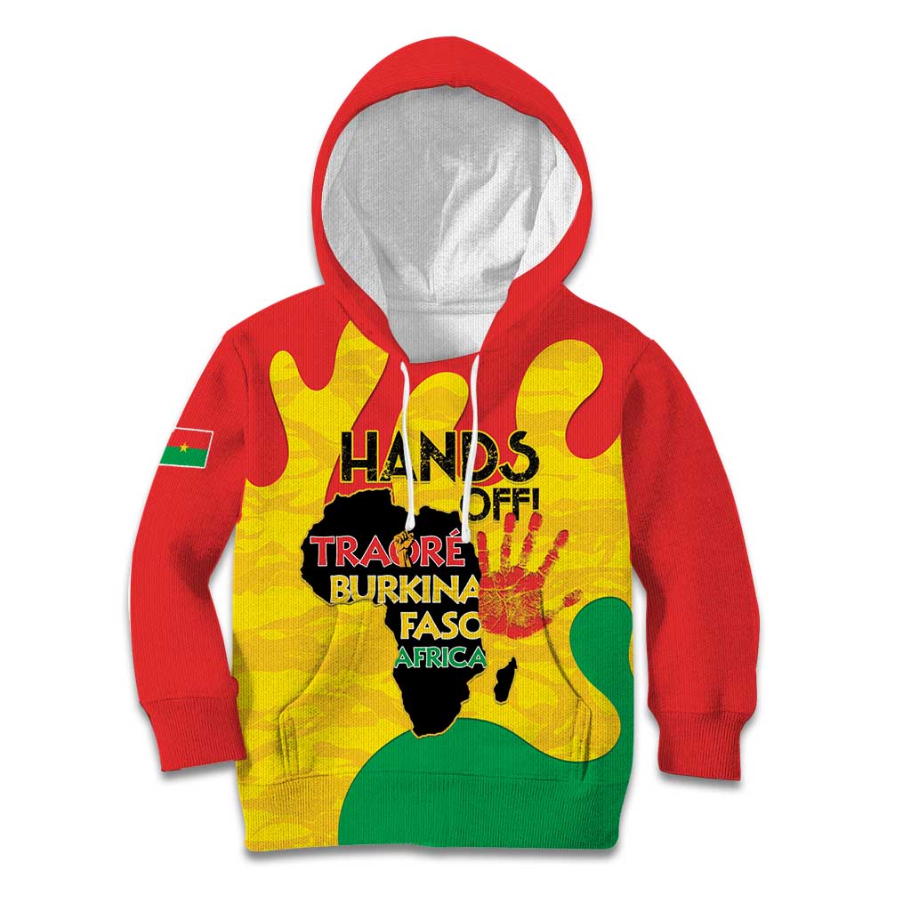 Hands Off Traore Burkina Faso Africa Kid Hoodie