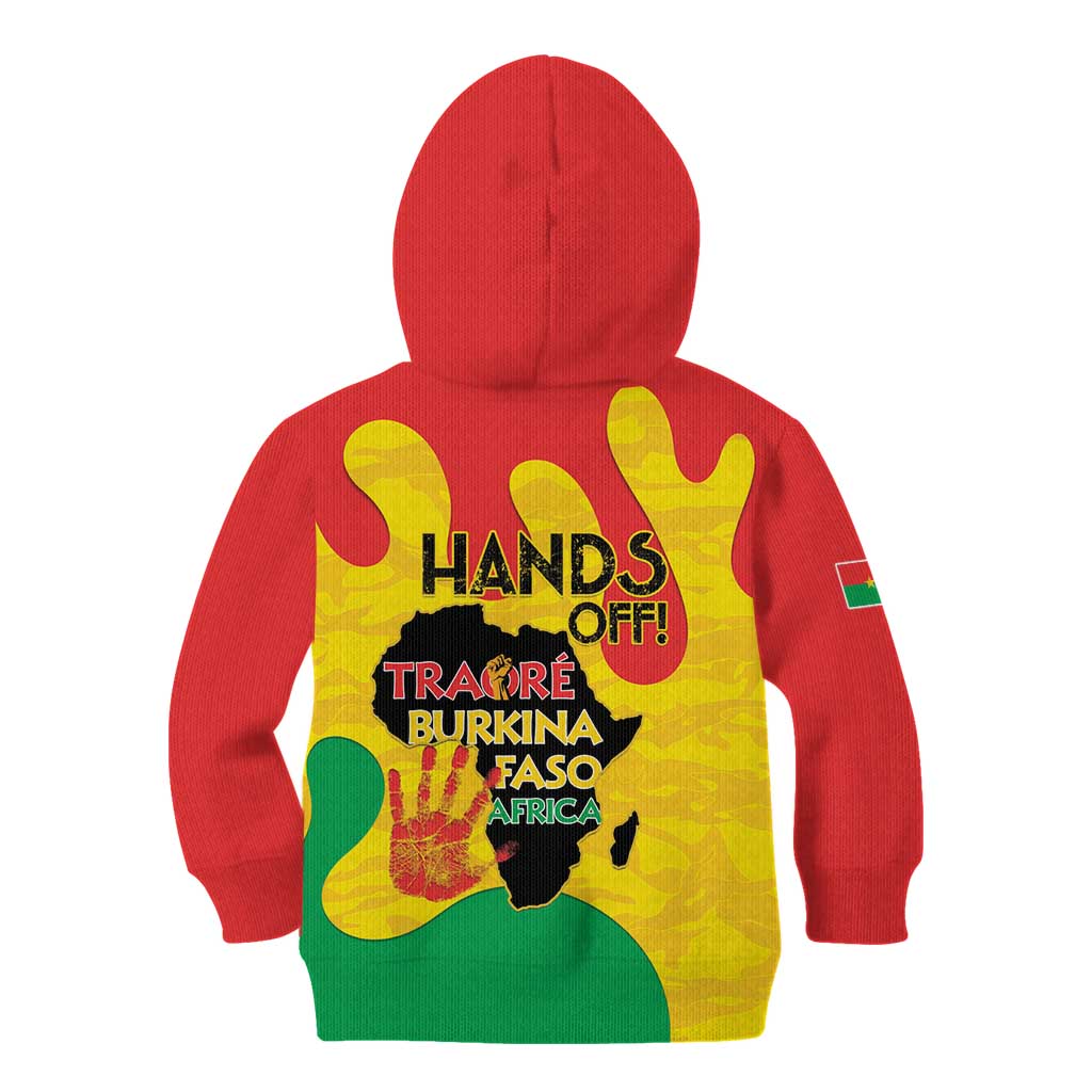 Hands Off Traore Burkina Faso Africa Kid Hoodie