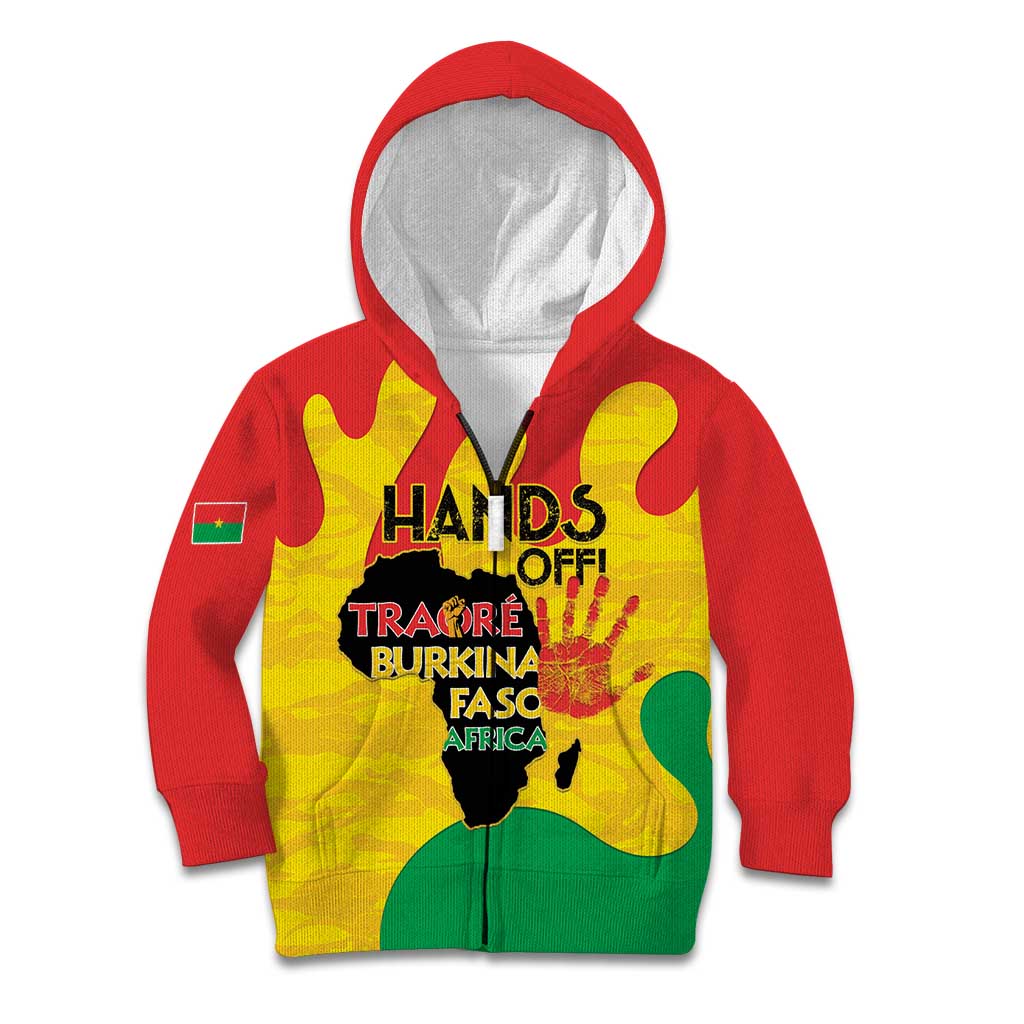 Hands Off Traore Burkina Faso Africa Kid Hoodie