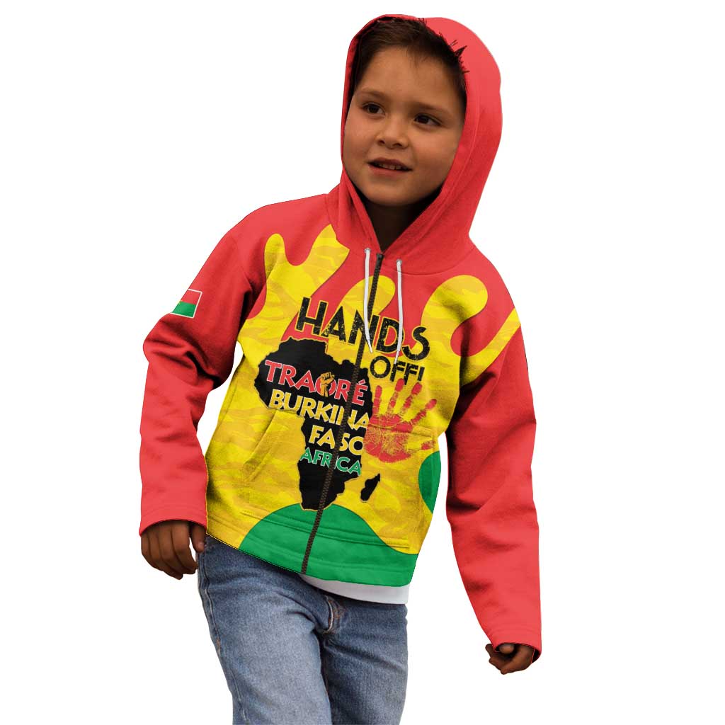 Hands Off Traore Burkina Faso Africa Kid Hoodie