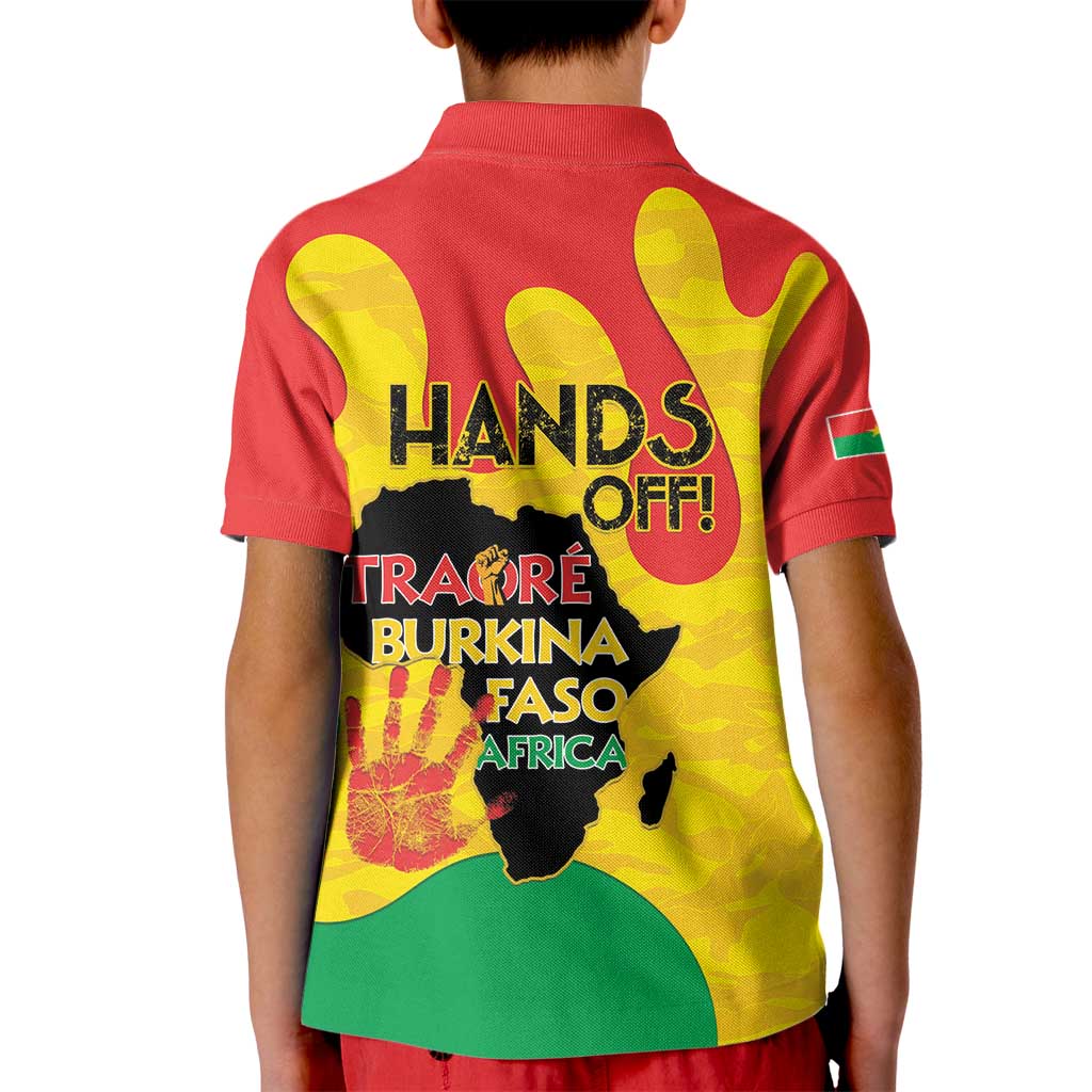 Hands Off Traore Burkina Faso Africa Kid Polo Shirt