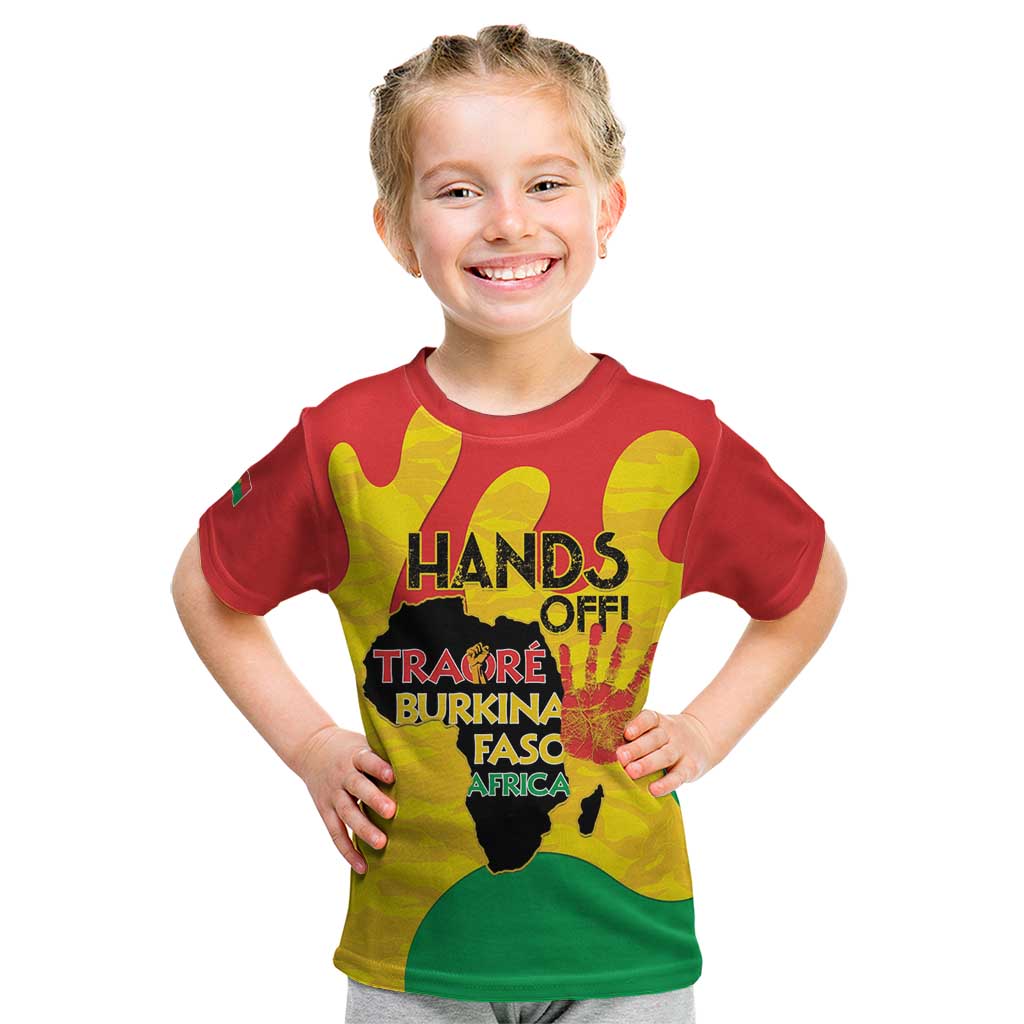 Hands Off Traore Burkina Faso Africa Kid T Shirt